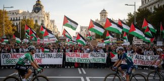 El Día que el Asfalto Gritó: Cuando Madrid Paró la Vuelta por Gaza