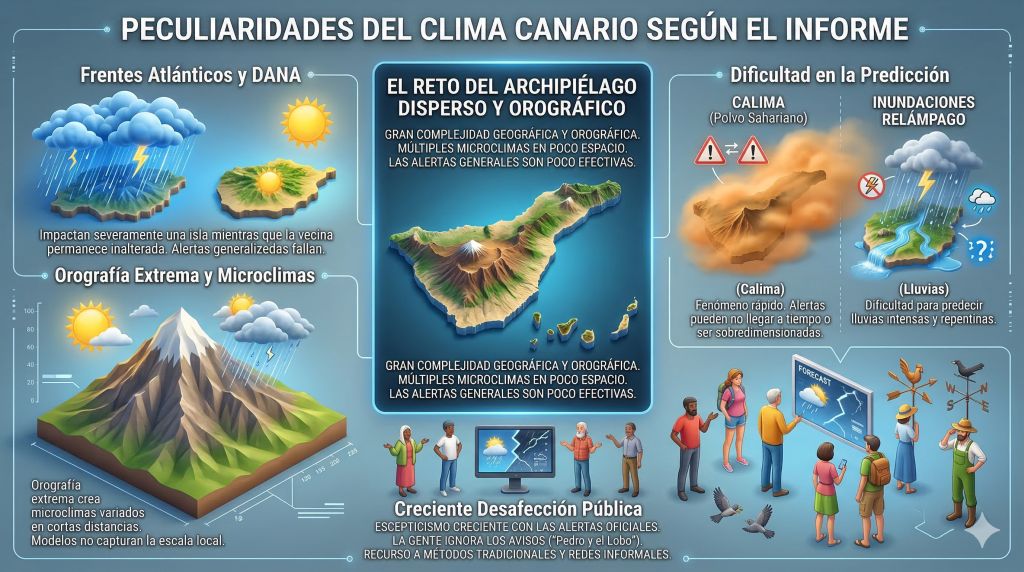 Alertas meteorológicas en Canarias