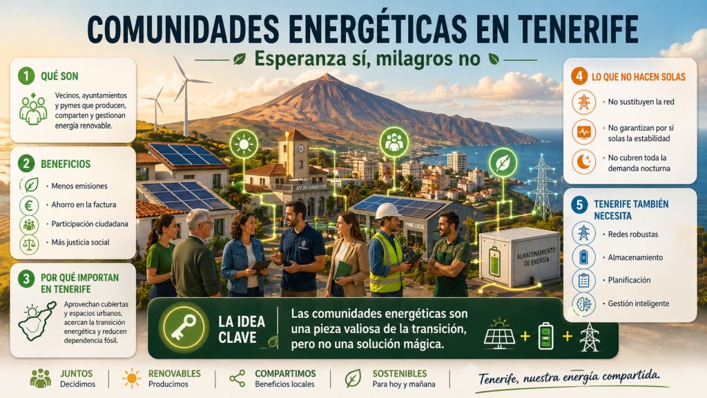 comunidades energéticas en Tenerife