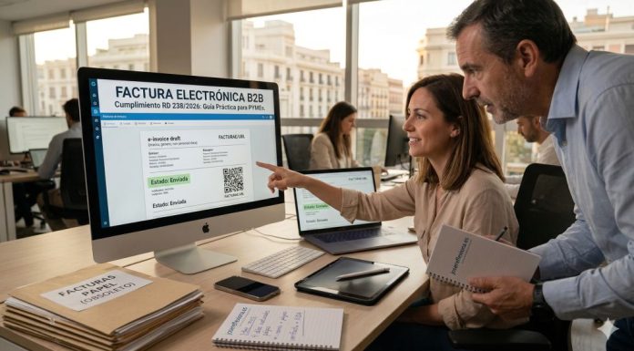 Factura electrónica obligatoria B2B en el sector empresarial