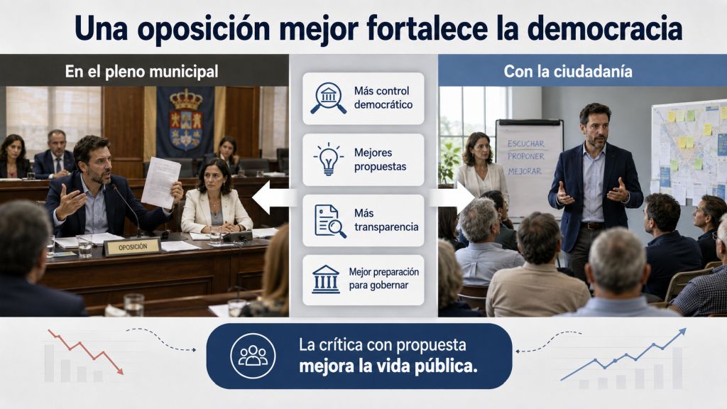 Representantes intervienen en el pleno y dialogan con la ciudadanía para mejorar el control democrático, la transparencia y la preparación para gobernar.