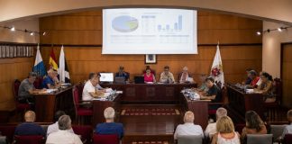 Pleno de Candelaria: inversiones y cuentas solventes Sesión del pleno del Ayuntamiento de Candelaria con los concejales debatiendo las cuentas municipales, las inversiones y los proyectos para los barrios.