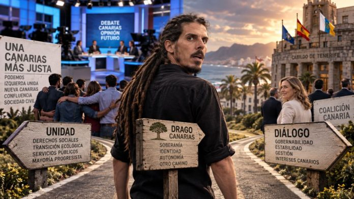 Drago 1 Alberto Rodríguez ante una encrucijada política entre la unidad de la izquierda canaria, el proyecto propio de Drago y el diálogo con Coalición Canaria.